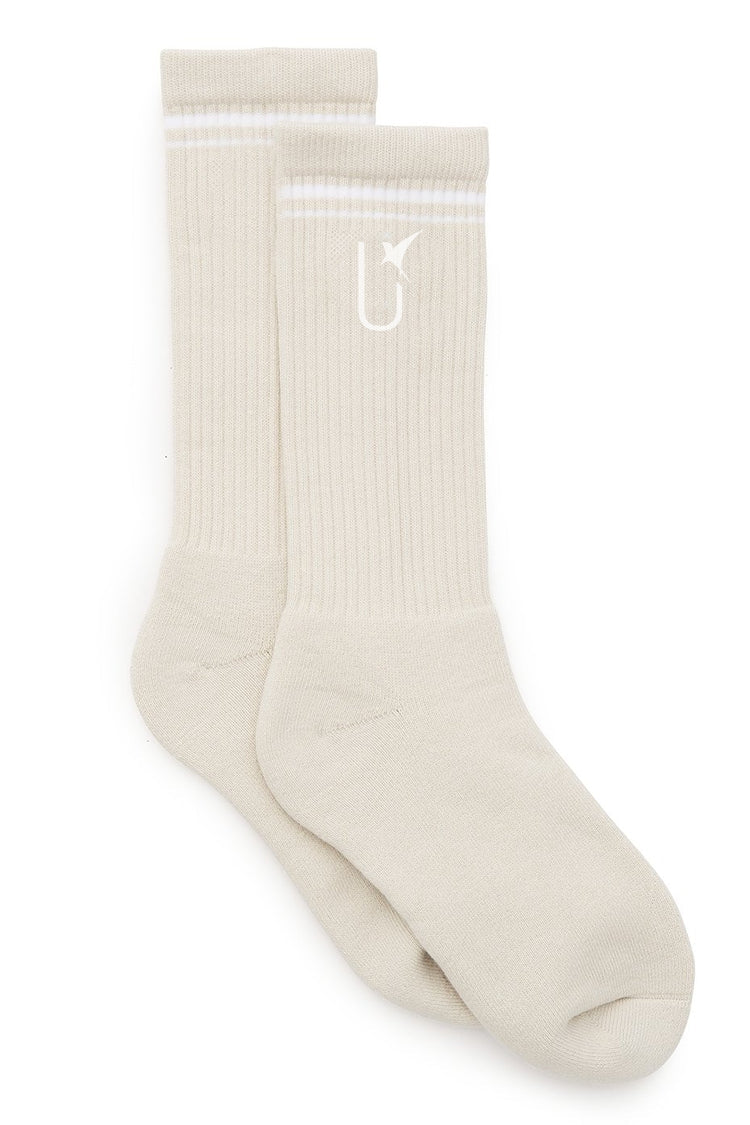 THROWBACK SOCKS BEIGE