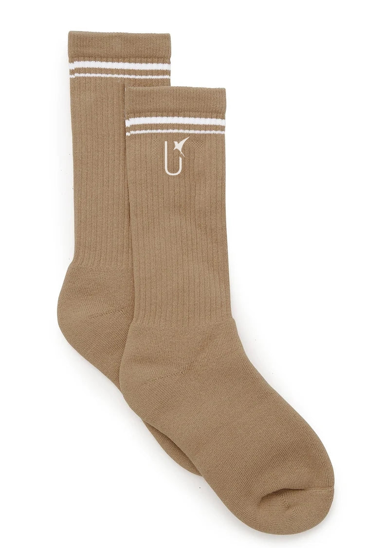 THROWBACK SOCKS BROWN
