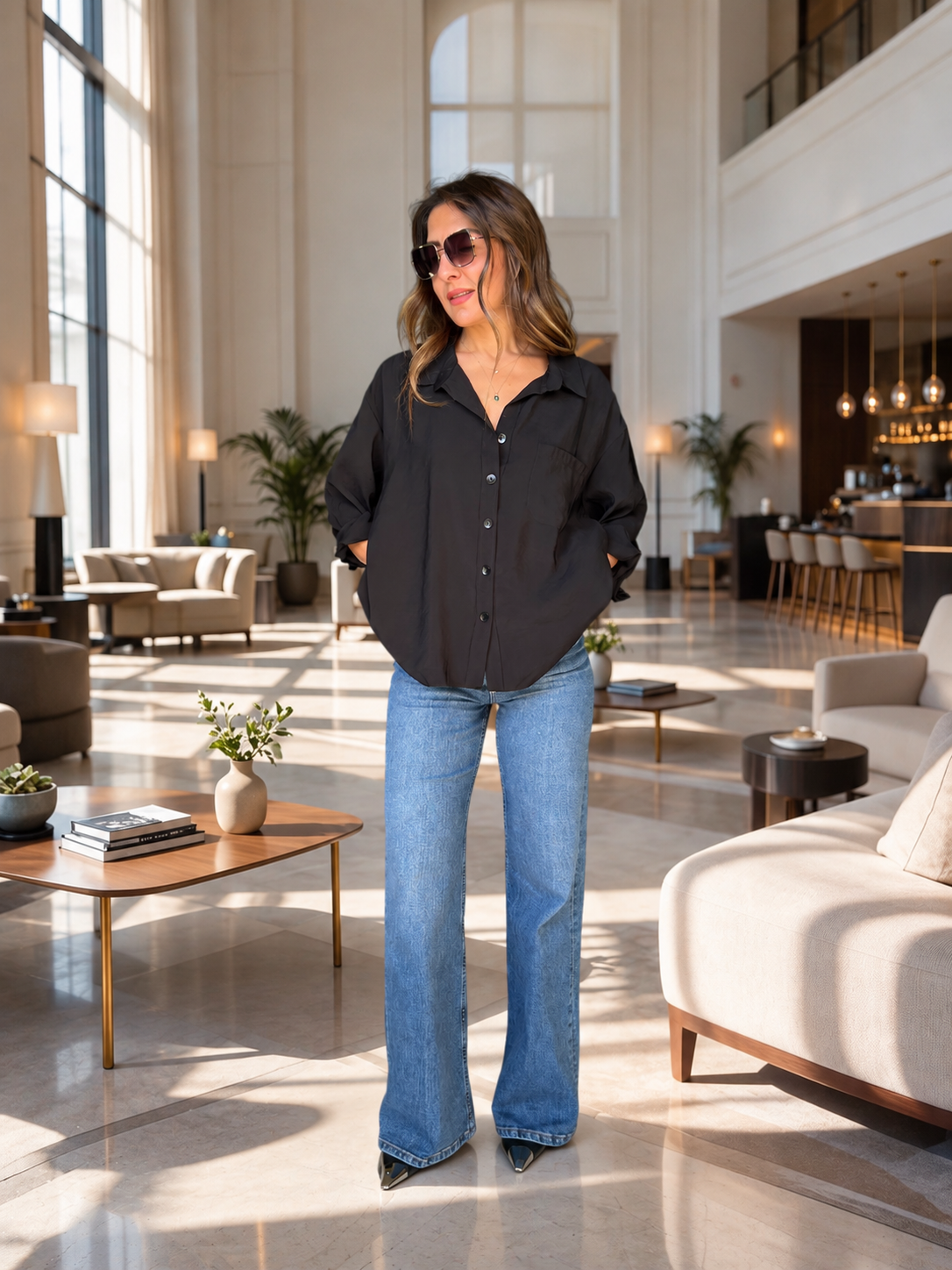 מכופתרת סרה | Sera Buttoned Shirt