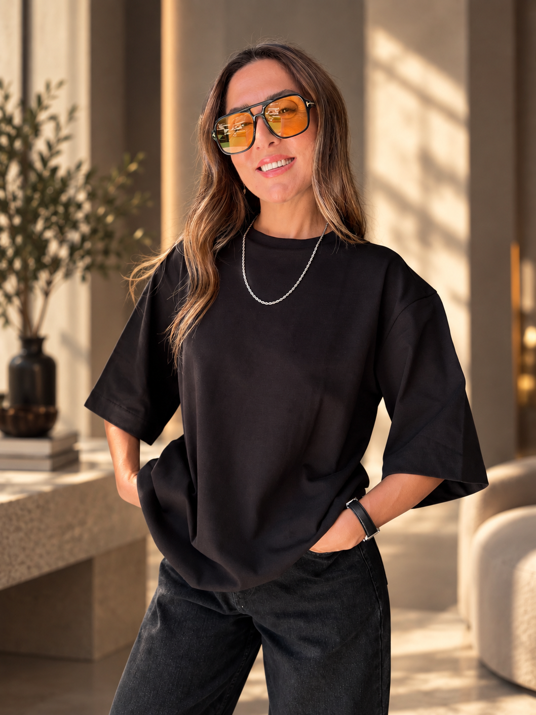 טי שירט אוברסייז מרגו | Margot Oversize Tee