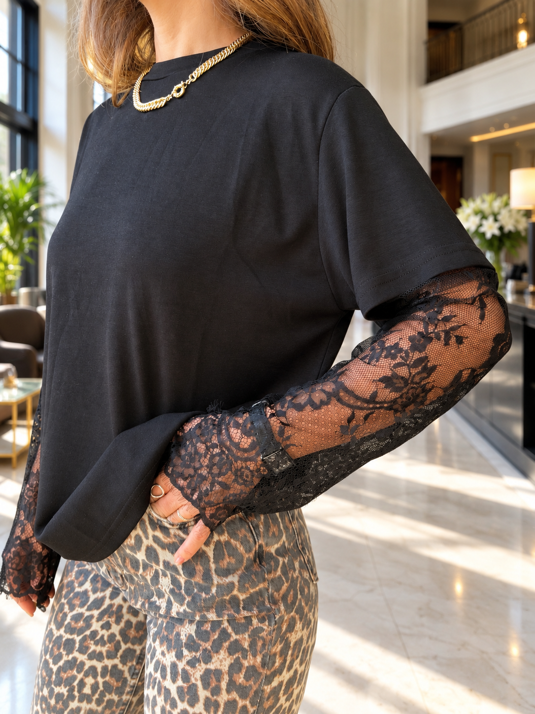 טי שירט תחרה טרה | Tera Lace Tee