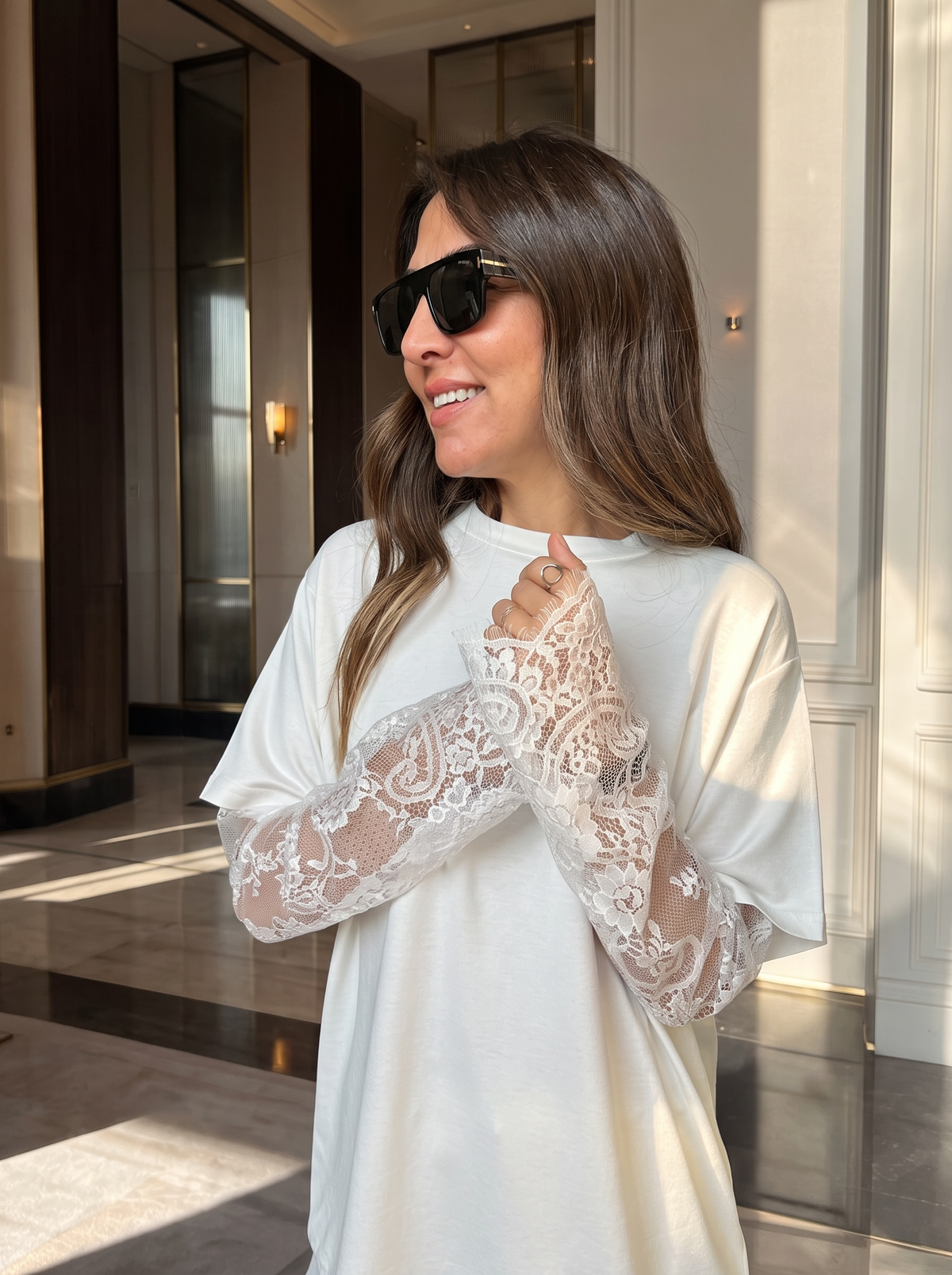 טי שירט תחרה טרה | Tera Lace Tee