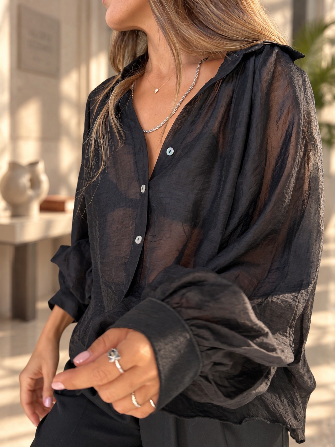 מכופתרת ברזה | Brezza Buttoned Shirt