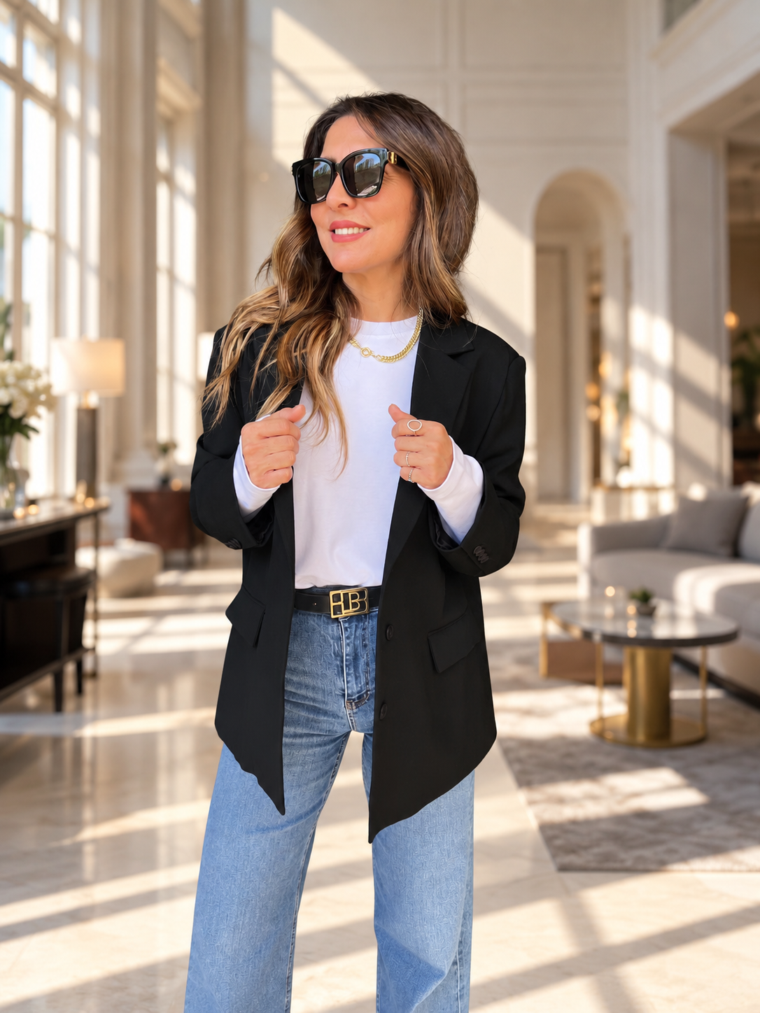 בלייזר אוברסייז נועה | Noa Oversized Blazer