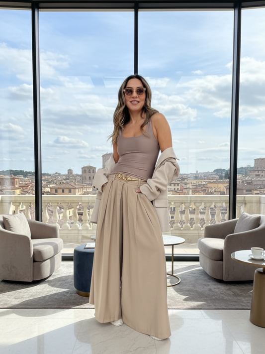 מכנס חצאית בלה | Bella Beige