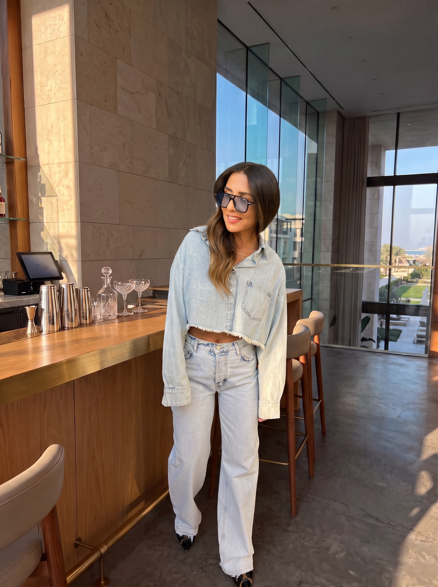 חולצת ג'ינס סקיי | Sky denim shirt