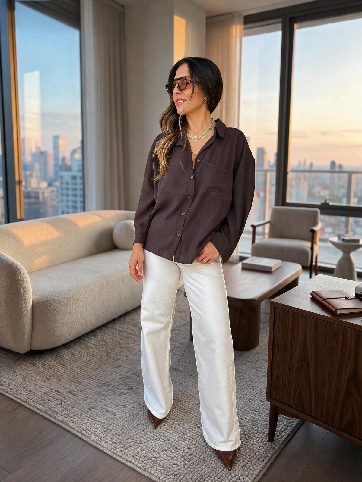 מכופתרת סרה | Sera Buttoned Shirt