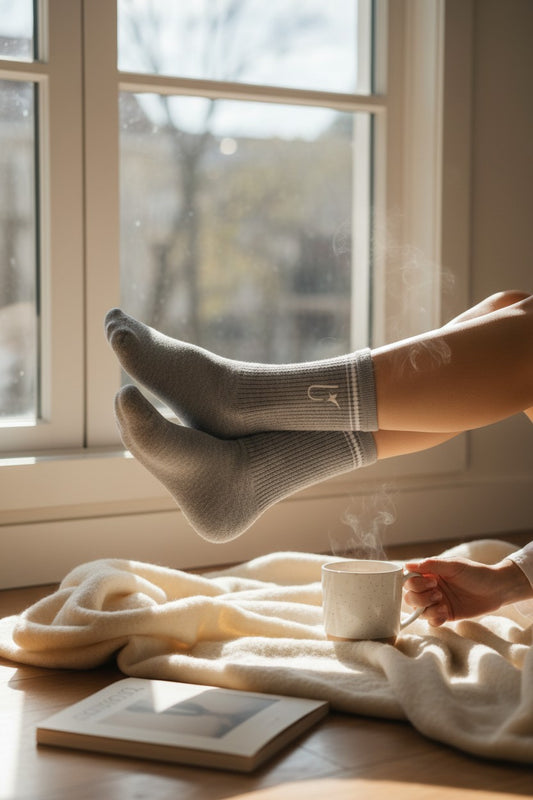 THROWBACK SOCKS GRAY