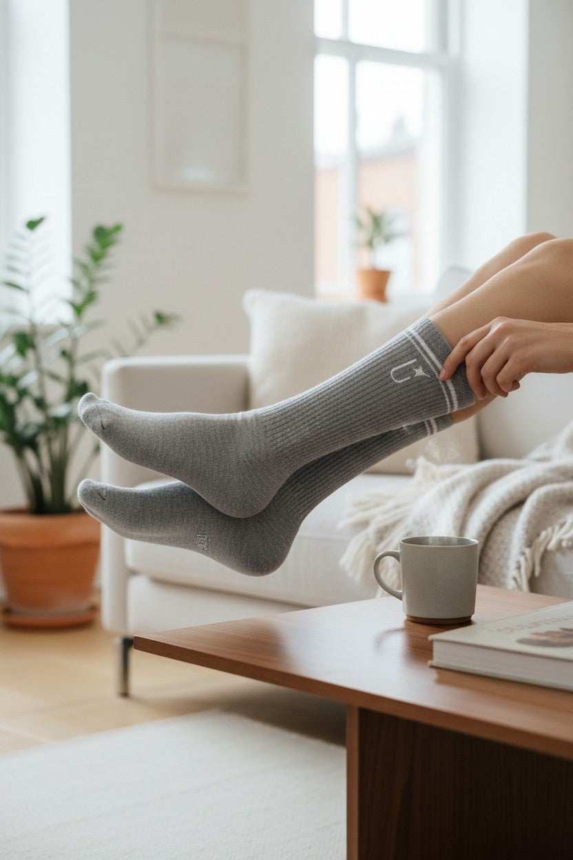 THROWBACK SOCKS GRAY